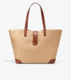 Women Cole Haan TOTE BAGS|TOTE BAGS^Classic Straw Tote Bag
