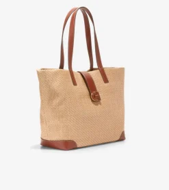Women Cole Haan TOTE BAGS|TOTE BAGS^Classic Straw Tote Bag
