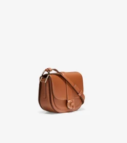 Women Cole Haan CROSSBODY BAGS|CROSSBODY BAGS^Essential Mini Saddle Bag