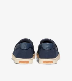 Cole Haan LOAFERS & DRIVERS^Men's Canvas Pinch Weekender Penny Loafers
