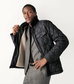 Cole Haan QUILTED JACKETS|COATS & JACKETS^Men's Diamond Quilted Jacket