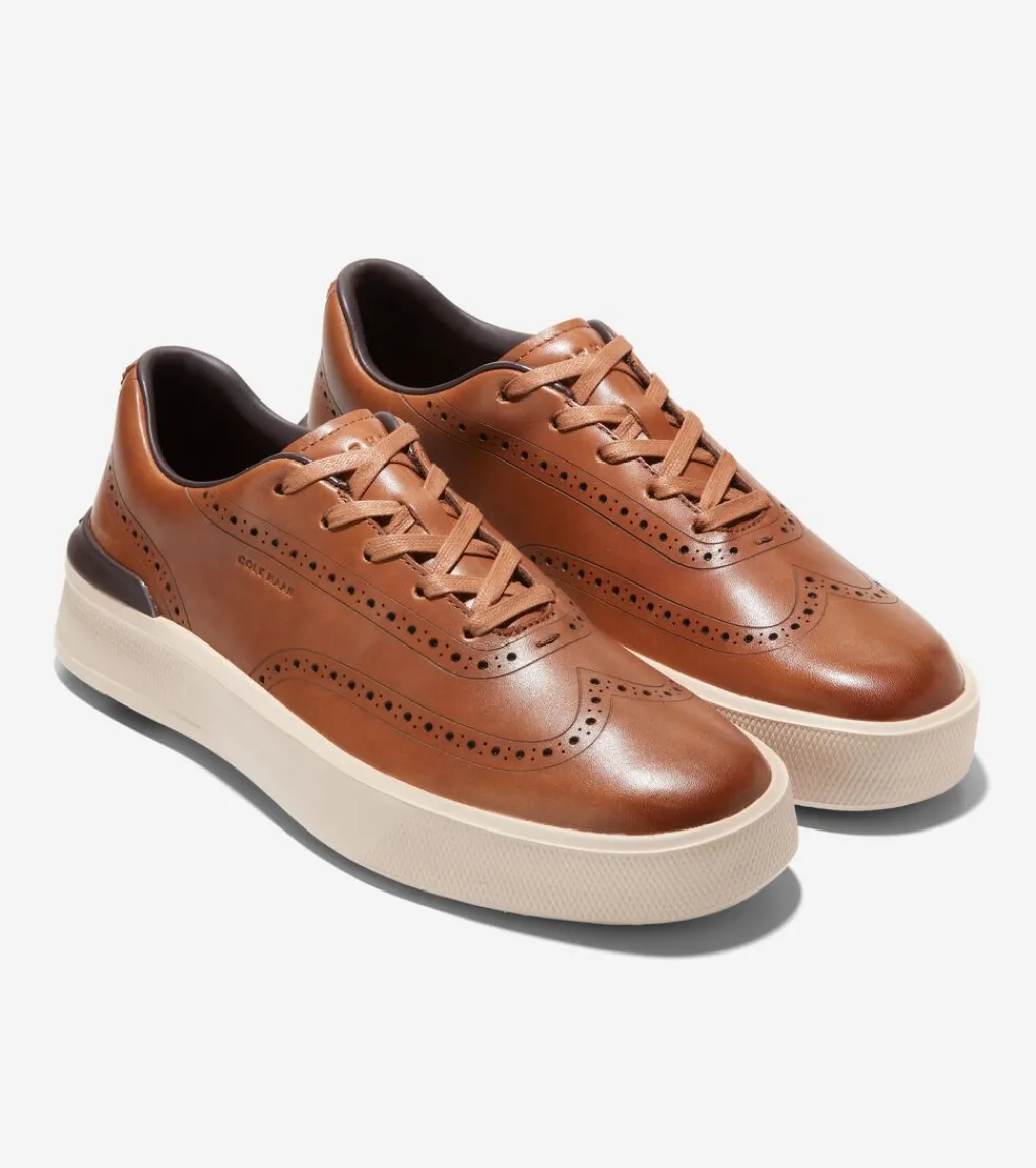 Cole Haan SNEAKERS^Men's GrandPrø Crew Wingtip Sneakers