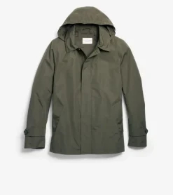 Cole Haan SOFTSHELL JACKETS|RAIN JACKETS^Men's Hooded Rain Jacket