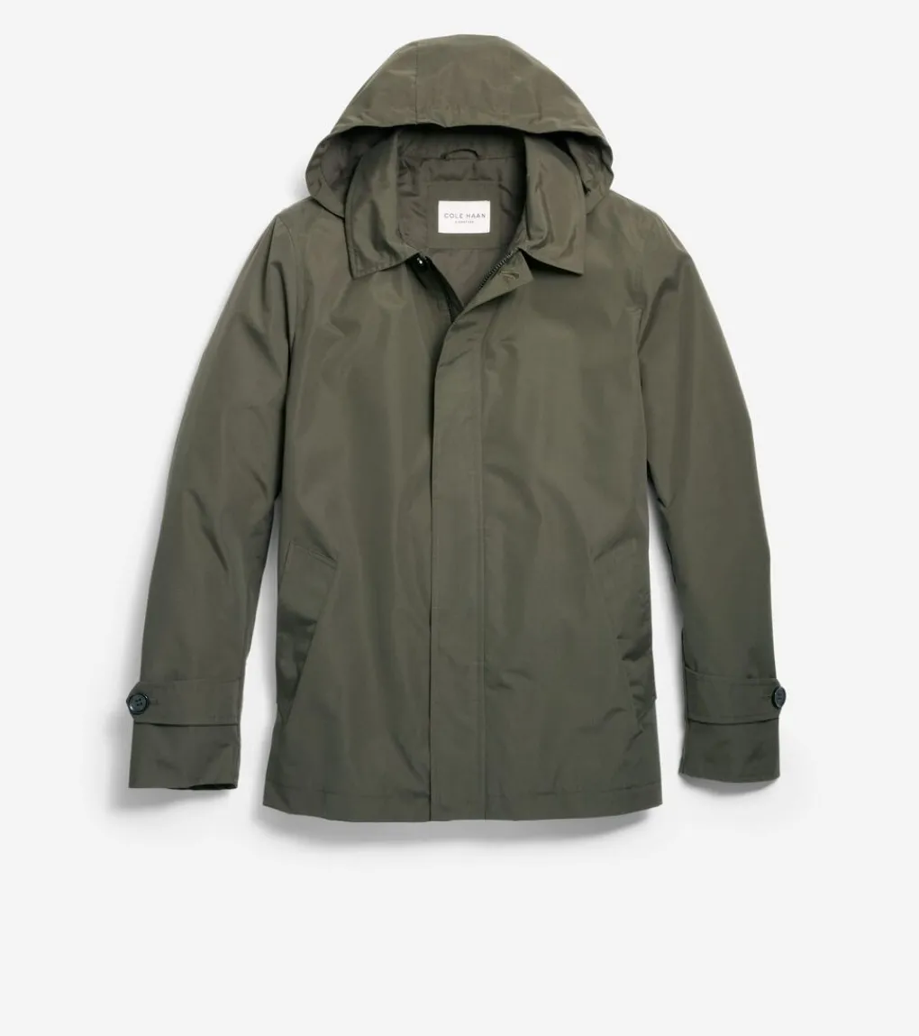 Cole Haan SOFTSHELL JACKETS|RAIN JACKETS^Men's Hooded Rain Jacket