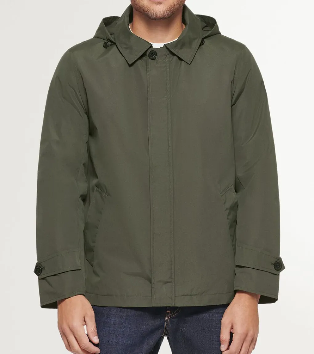 Cole Haan SOFTSHELL JACKETS|RAIN JACKETS^Men's Hooded Rain Jacket