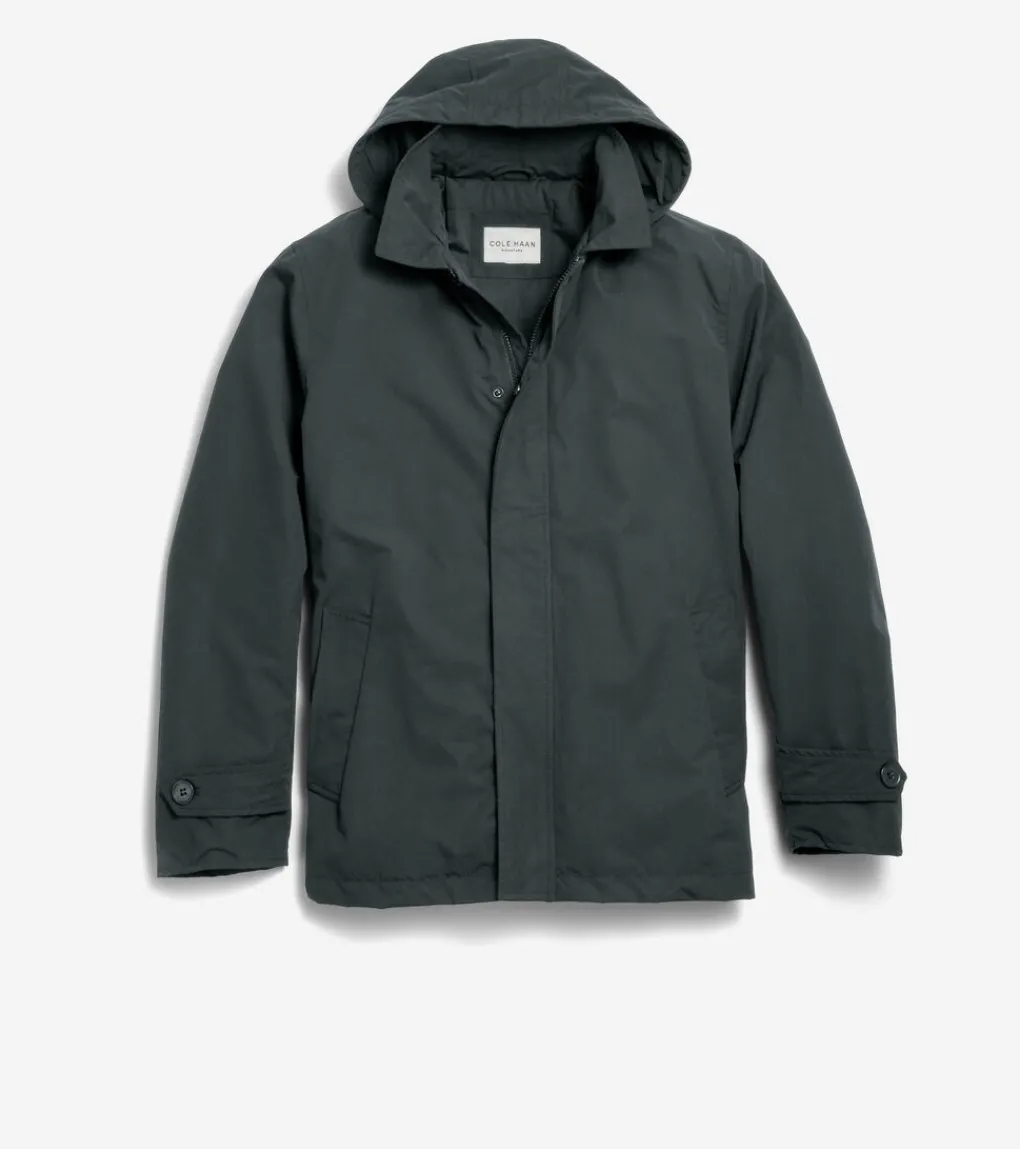 Cole Haan SOFTSHELL JACKETS|RAIN JACKETS^Men's Hooded Rain Jacket