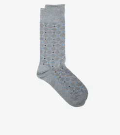Cole Haan SOCKS|SOCKS^Men's Textured Diamond Dress Crew Socks