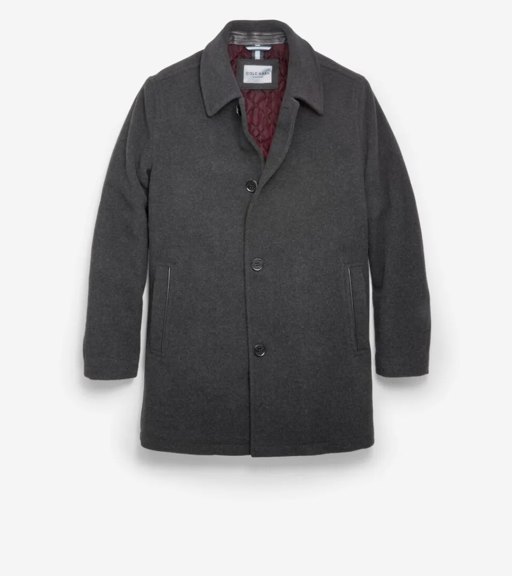 Cole Haan COATS & JACKETS|OUTERWEAR^Men's Wool Car Coat