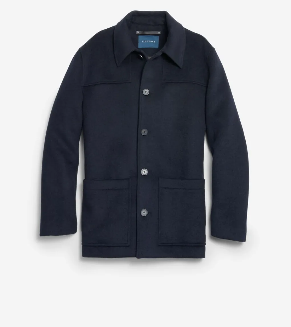 Cole Haan WOOL COATS & JACKETS|COATS & JACKETS^Men's Wool Patch Pocket Jacket