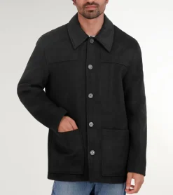 Cole Haan WOOL COATS & JACKETS|COATS & JACKETS^Men's Wool Patch Pocket Jacket