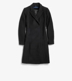 Women Cole Haan WOOL COATS & JACKETS|BLAZER & TRENCH JACKETS^Women's Asymmetrical Peak Lapel Coat