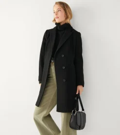 Women Cole Haan WOOL COATS & JACKETS|BLAZER & TRENCH JACKETS^Women's Asymmetrical Peak Lapel Coat