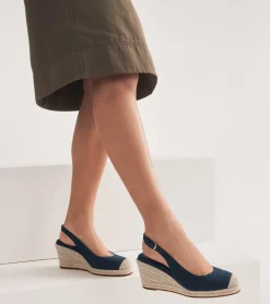 Women Cole Haan DRESS SHOES|ESPADRILLES^Women's Cloudfeel Espadrille Sling Back Wedges