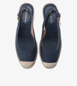 Women Cole Haan DRESS SHOES|ESPADRILLES^Women's Cloudfeel Espadrille Sling Back Wedges