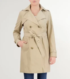 Women Cole Haan JACKETS & COATS|OUTERWEAR^Women's Cotton Rain Trench Coat