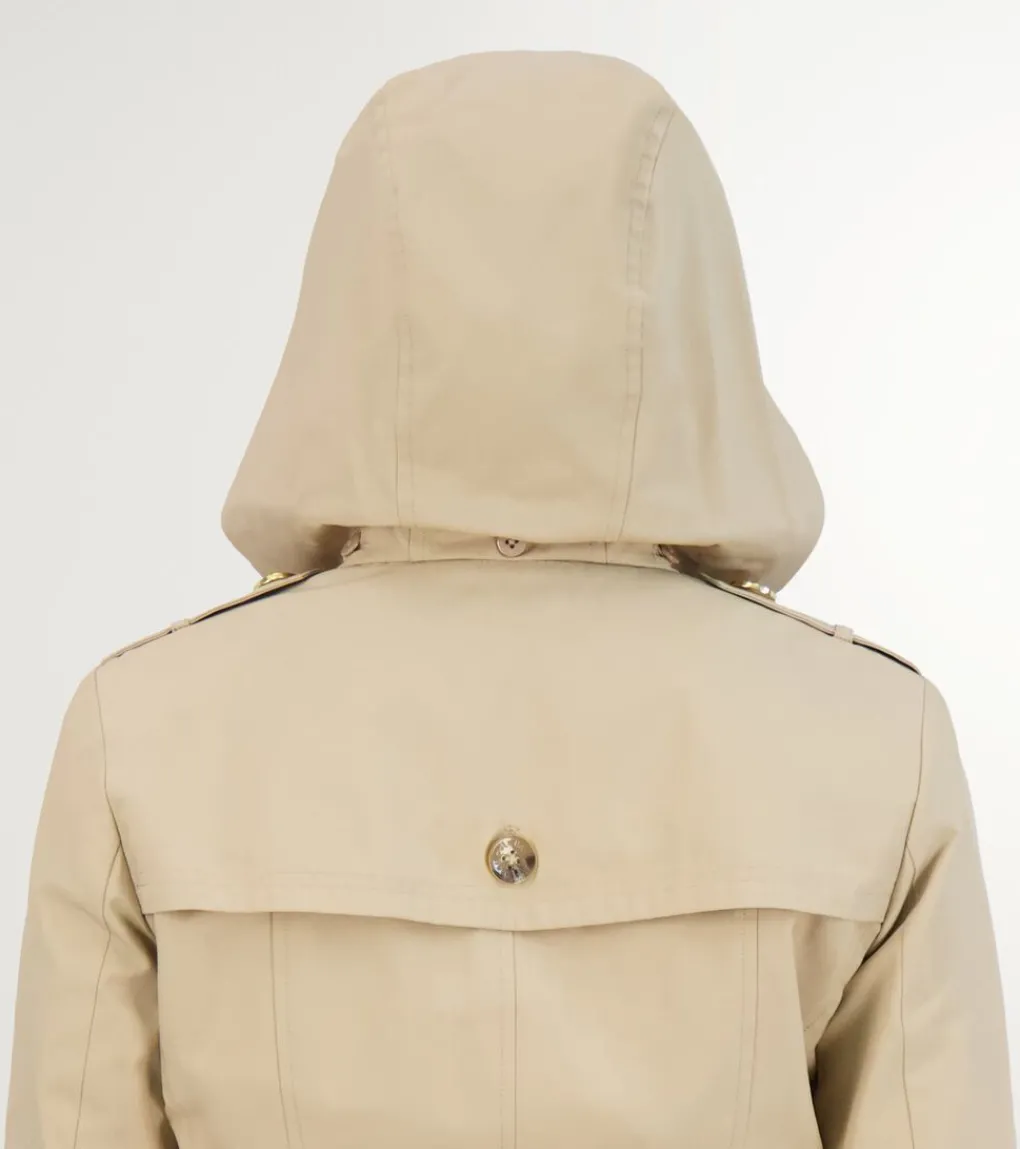 Women Cole Haan JACKETS & COATS|OUTERWEAR^Women's Cotton Rain Trench Coat