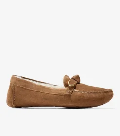 Women Cole Haan FLATS & SLIP-ONS|DRESS SHOES^Women's Evelyn Bow Drivers