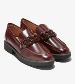 Women Cole Haan DRESS SHOES|LOAFERS & DRIVERS^Women's Geneva Chain Loafers
