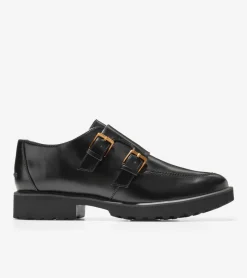 Women Cole Haan DRESS SHOES|LOAFERS & DRIVERS^Women's Greenwich Monk Strap Loafers
