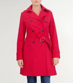 Women Cole Haan BLAZER & TRENCH JACKETS|JACKETS & COATS^Women's Hooded Trench Coat