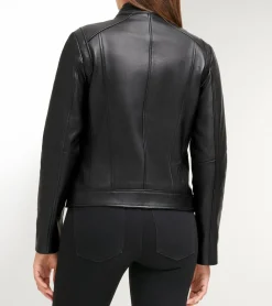 Women Cole Haan SUEDE & LEATHER JACKETS|JACKETS & COATS^Women's Lambskin Leather Jacket