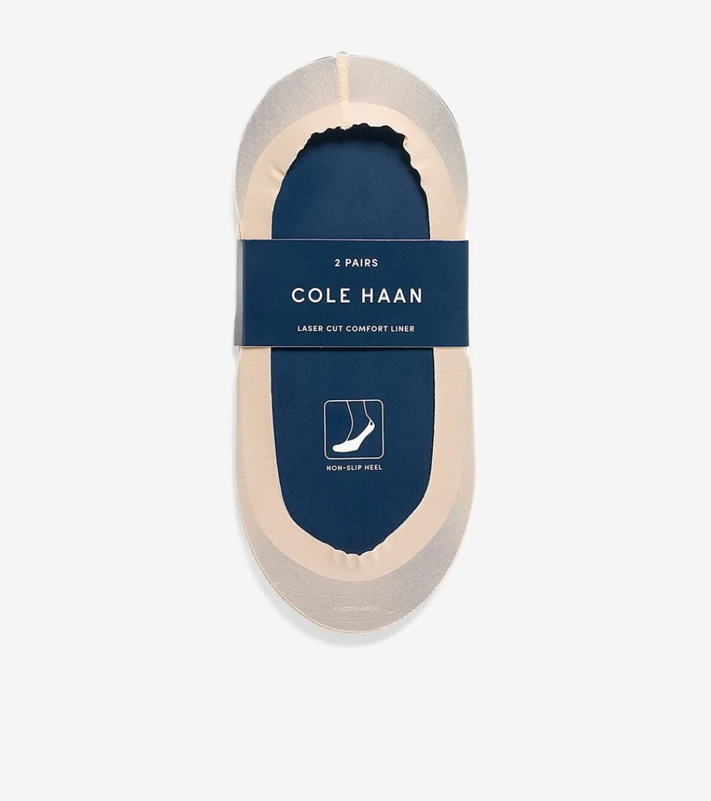 Women Cole Haan SOCKS|SOCKS^Women's Laser Cut Liner - 2 Pack
