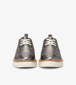 Women Cole Haan OXFORDS^Women's &Oslash;riginalGrand Platform Wingtip Oxfords