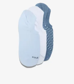 Women Cole Haan SOCKS|SOCKS^Women's 3-Pack Dot Sneakers Liner Socks