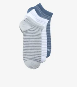 Women Cole Haan SOCKS|SOCKS^Women's 3-Pack Stripe Soft Low-Cut Socks