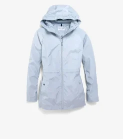 Women Cole Haan SOFTSHELL JACKETS|RAIN JACKETS^Women's Packable Travel Rain Anorak