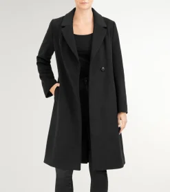 Women Cole Haan WOOL COATS & JACKETS|BLAZER & TRENCH JACKETS^Women's Slick Wool Asymmetric Coat