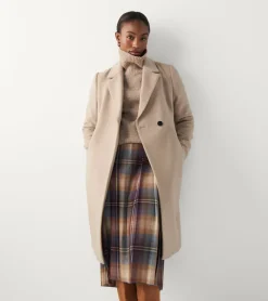 Women Cole Haan WOOL COATS & JACKETS|BLAZER & TRENCH JACKETS^Women's Slick Wool Asymmetric Coat