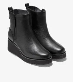 Women Cole Haan BOOTS^Women's ZER&Oslash;GRAND City Wedge Waterproof Side Zip Boot