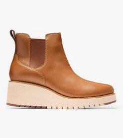Women Cole Haan BOOTS^Women's ZER&Oslash;GRAND City Wedge Waterproof Chelsea Boot