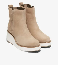 Women Cole Haan BOOTS^Women's ZER&Oslash;GRAND City Wedge Waterproof Side Zip Boot