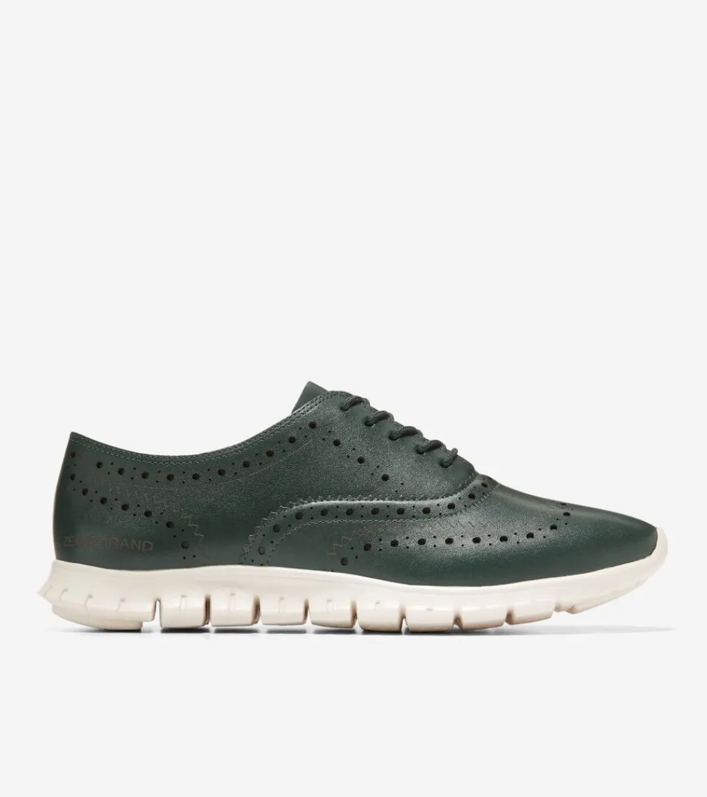 Women Cole Haan OXFORDS^Women's ZERØGRAND Closed Hole Wingtip Oxfords