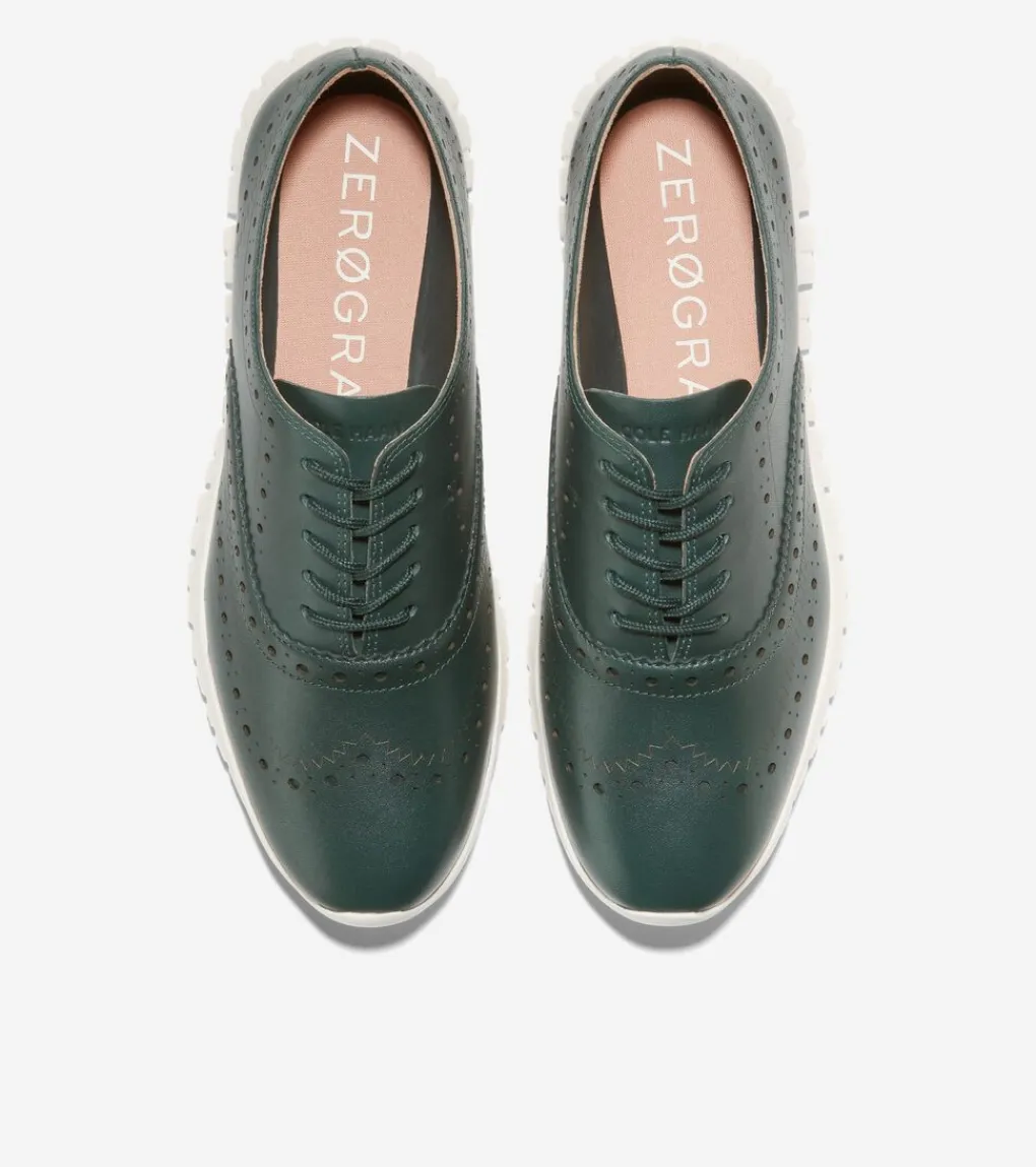 Women Cole Haan OXFORDS^Women's ZERØGRAND Closed Hole Wingtip Oxfords