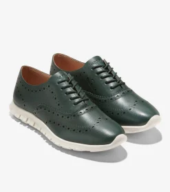 Women Cole Haan OXFORDS^Women's ZERØGRAND Closed Hole Wingtip Oxfords
