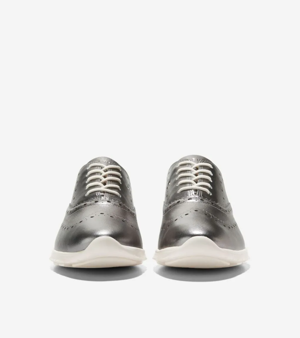 Women Cole Haan OXFORDS^Women's ZERØGRAND Closed Hole Wingtip Oxfords