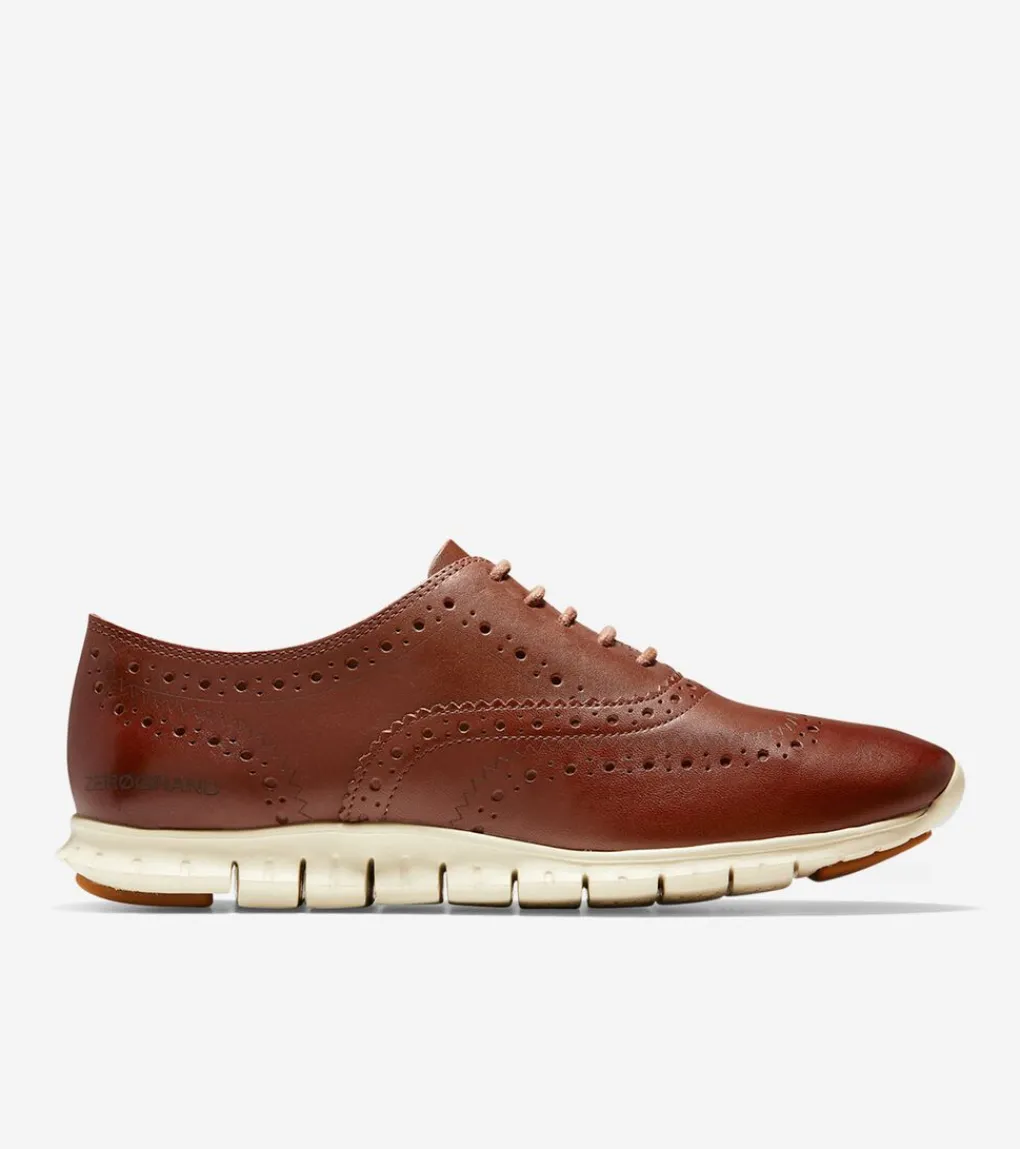 Women Cole Haan OXFORDS^Women's ZERØGRAND Wingtip Oxfords