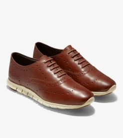 Women Cole Haan OXFORDS^Women's ZERØGRAND Wingtip Oxfords